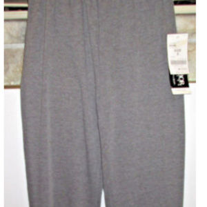 NWT SAG HARBOR S PETITE STRETCH PANTS HEATHER GRAY